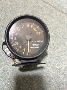 [ super rare!]TRD tachometer 10000rpm tachometer DENSO AE86 AA63 KP61 TE37 TE27 TE71 TA22 TA27