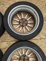 【希少！】WORK XSA戦 XS2 ホイール 18インチ 7.5J+42 PCD114.3 5穴 DUNLOP 225/45 18 アルテッツァ シビック RX-8 インテグラ シルビア_画像10