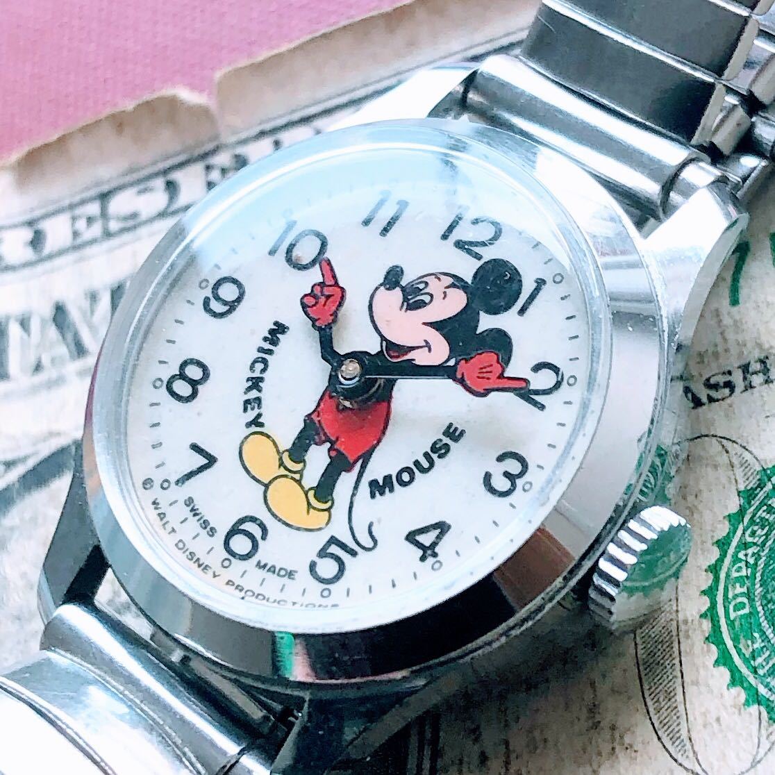 動作品】Disney ミッキーマウス SEIKO/SII ロレックスミッキー-