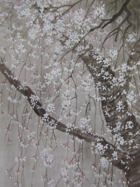 कानेको मोमोहिमे, [शाम के चेरी फूल], एक दुर्लभ कला पुस्तक से, अच्छी हालत में, उच्च गुणवत्ता वाले फ्रेम के साथ एकदम नया, मुफ़्त शिपिंग, जापानी पेंटिंग चेरी ब्लॉसम, चित्रकारी, तैल चित्र, प्रकृति, परिदृश्य चित्रकला