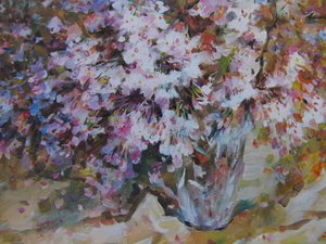 Art hand Auction Sekinohira, [Sakura-Polka], Aus einem seltenen Kunstbuch, In guter Kondition, Nagelneu mit hochwertigem Rahmen, Kostenloser Versand, Japanische Malerei Kirschblüte, Malerei, Ölgemälde, Natur, Landschaftsmalerei