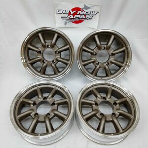 4本セット【在庫あり即納】RS Watanabe F8 TYPE 16×5.5J ±0 5H-139.7 新マグカラー リムS /16インチ ワタナベ アルミホイール