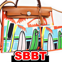 エルメス　エールバッグジップ 31　ハワイ限定　C刻印　Sea Surf and Fun HERMES 本物 未使用 レア物 sbbt_画像1