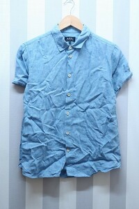 2-4847A/A.P.C 半袖リネンシャツ アーペーセー 送料200円 