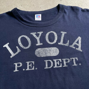 90年代 USA製 LOYOLA 大学 カレッジロゴ プリント Tシャツ メンズXL