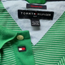 ビッグサイズ TOMMY HILFIGER トミーヒルフィガー ボーダー ポロシャツ メンズ2XL_画像6