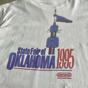 90年代 USA製 state fire of 1995 oklahoma アメリカ テロ爆破事件 プリント Tシャツ メンズXL