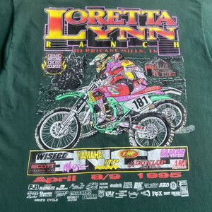 90年代 GRAND NATIONAL CROSS COUNTRY 1995 バイク レーシングTシャツ メンズL