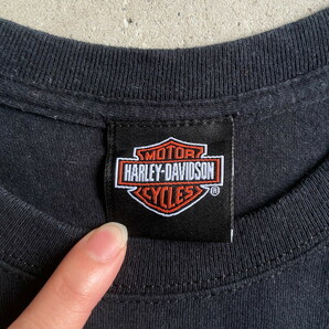 ビッグサイズ Harley-Davidson ハーレーダビッドソン フロントロゴ バックプリント Tシャツ メンズ2XLの画像7