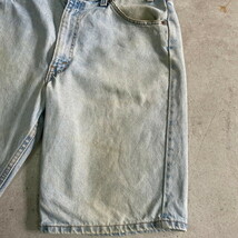 USA製 90年代 Levi's リーバイス 550 RELAXED FIT ワイド バギー デニム ショーツ メンズW34_画像5