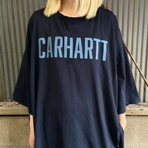 スーパービッグサイズ Carhartt カーハート ロゴプリントTシャツ メンズ4XL_画像1