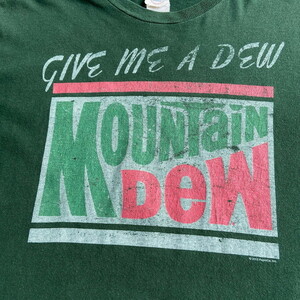 MOUNTAIN DEW マウンテンデュー アドバタイジング プリントTシャツ メンズL