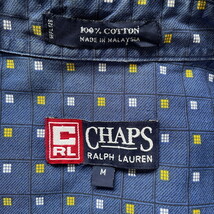 CHAPS Ralph Lauren チャップス ラルフローレン 半袖 総柄シャツ メンズM_画像7