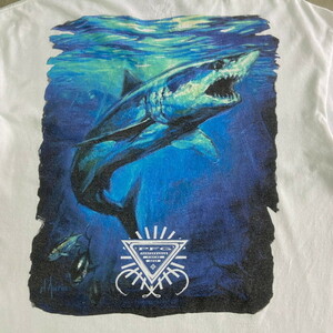 Columbia PFG コロンビア サメ アート バックプリント Tシャツ メンズL