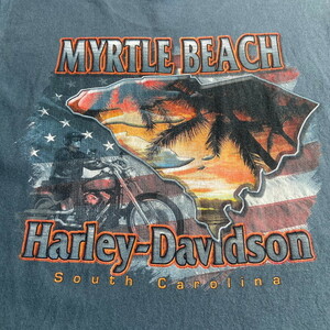 USA製 Harley-Davidson ハーレーダビッドソン ノースリーブTシャツ メンズXL