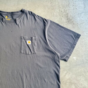 スーパービッグサイズ Carhartt カーハート ORIGINAL FIT ポケットTシャツ ブラック メンズ4XL