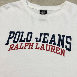 Polo Jeans co. Ralph Lauren ラルフローレン ポロジーンズ ロゴプリント Tシャツ メンズL