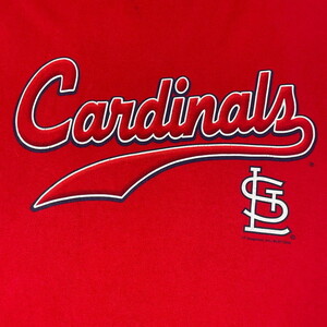 00年代 MLB St.Lois Cardinals ロゴプリントTシャツ メンズXL