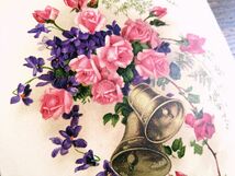 花(18)D59◆薔薇 バラ すみれ スミレ アンティークポストカード フランス ドイツ イタリア イギリス ビンテージ _画像3