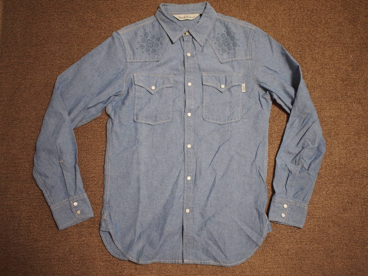 新品未使用　貴重 DEUS EX MACHINA デウス ウェスタンシャツ S 