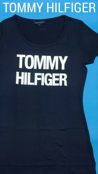 【美品】TOMMY HILFIGER(トミーヒルフィガー)レディースカットソーS