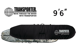 【新品】TRANSPORTER LONGBOARD CASE 9’6” ブラック フルジップ ハードケース ボードケース/ロングボード