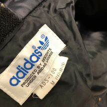 アディダス adidas ナイロンジャケット ブラック Mサイズ デサント ヴィンテージ ブルゾン ジップアップ_画像3