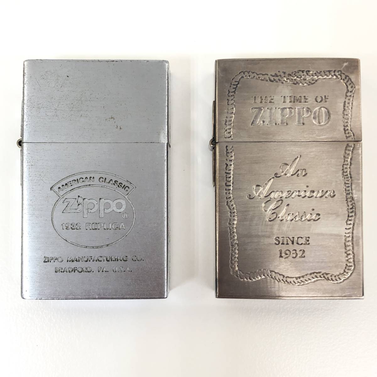 №40 ZIPPO ジッポーライター 1932Replica レプリカ ケース入り オイル