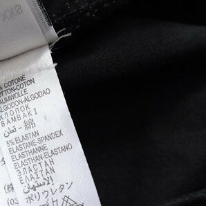 John Galliano ◆ フード付き 長袖 カットソー 黒 44サイズ (下げ札付き) ストレッチコットン Tシャツ ジョンガリアーノ ◆ZX11の画像10