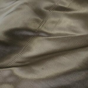 Dior HOMME ◆エディ期 サテン テディジャケット (カーキブラウン 44サイズ) スタジャン ブルゾン 05SS ディオールオム ◆XE5の画像9
