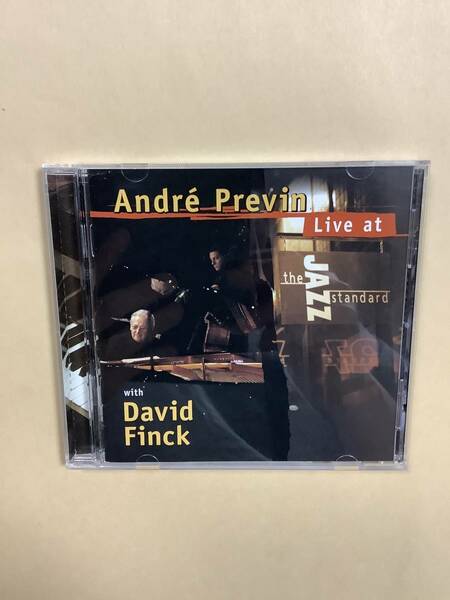 送料無料 ANDRE PREVIN with DAVID FINCK「LIVE AT THE JAZZ STANDARD」ライヴ12曲 輸入盤