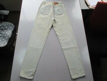 A726送料無料【M】ホワイトデニム ビンテージLEVI'Sリーバイス17501 USA製_画像5