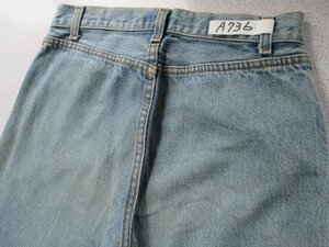 A736送料無料【W30】コレクション放出 ビンテージ リーバイス LEVI'S モデル名不明 XX バックポケット無し ☆紺★