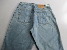 A730送料無料【ウエスト：82　W34？】コレクション放出 ビンテージLEVI'Sリーバイス551☆紺★USA製_画像9