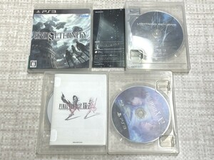 中古品　動作未確認品　PS3　プレイステーション3　ゲームソフト　4点　まとめ売り　ファイナルファンタジー13　リターンズ　など　2646