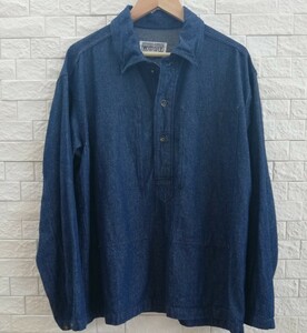 Engineered garments Workaday army shirt　エンジニアドガーメンツ　アーミーシャツ　プルオーバー　デニムシャツ　S