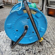 日動　電工ドラム　ＮＰＷ－ＥＫ３３ 防雨防塵型１００Ｖドラム　アース付　過負荷漏電しゃ断器付　３０ｍ　_画像5
