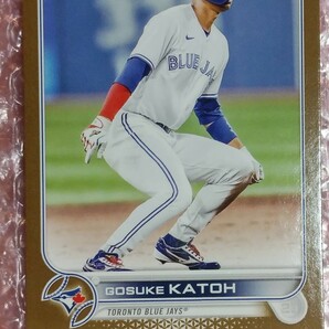 送込即決 2022枚限定 2022 Topps Update Series Gold US41 Gosuke Katoh 加藤豪将 ゴールドパラレルルーキーカード 日本ハムファイターズ