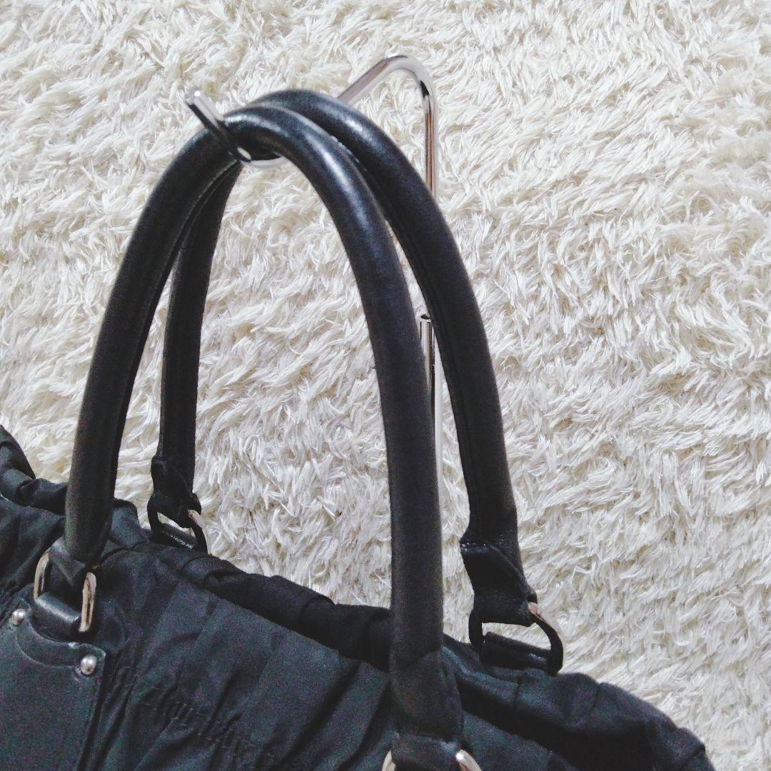 美品】PRADA プラダ A4収納可 ギャザー トートバッグ 肩掛け 大容量
