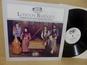 LP輸入盤;LONDON BAROQUE「English Music of the eighteenth century」