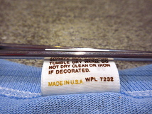 ビンテージ70's●DEADSTOCKキッズCOWBOY SNOOPY Jackson Hole Tシャツ水色size M(10-12)●230607c2-k-tsh 1970sスヌーピー_画像5