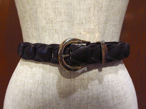 Kenneth Cole leather mesh belt black size 38*230623c4-bltkenes call fashion accessories miscellaneous goods 