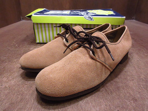 ビンテージ70's●DEADSTOCK Sofwear shoesレディーススウェードシューズ茶size 7 1/2 M●230626i1-w-snk-245cmスニーカーデッドストック靴