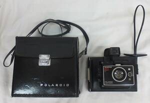 [ used operation not yet verification * Junk ]* antique POLAROID LAND CAMERA COLORPACK 82 body, exclusive use camera bag 