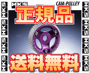 HKS エッチケーエス スライド カムプーリー (EX側) ランサーエボリューション1～8 CD9A/CE9A/CN9A/CP9A/CT9A 4G63 91/10～ (22004-AM001