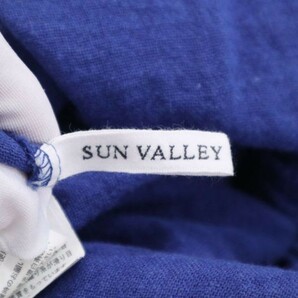 SUN VALLEY サンバレー 春夏 リネン&コットン♪ 半袖 ビッグ チュニック ブラウス ワンピース Sz.M レディース D3T00556_4#Dの画像5