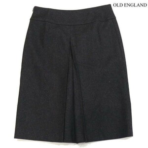 OLD ENGLAND オールドイングランド 秋冬 ウール&カシミヤ♪ タイト スカート Sz.34　レディース グレー 日本製　D2B00687_9#Q