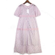 【新品 未使用】 JILL BY JILL STUART ジルスチュアート 花柄♪ 半袖 ロング レース ワンピース ドレス Sz.S　レディース　D3T01066_5#D_画像4