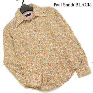 Paul Smith BLACK ポールスミス ブラック 通年 花柄 フラワー総柄♪ 長袖 シャツ ブラウス Sz.40　レディース　D3T00367_3#C