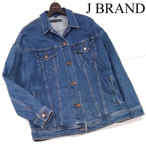 19AW★ J BRAND for PLST ジェイブランド プラステ別注★ USED加工 ストレッチ デニム ジャケット Gジャン Sz.M　レディース　D2T00039_1#O